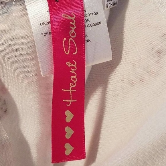 Heart Soul Swiss Dot Embroidered Skirt Size 3 - Picture 5 of 6